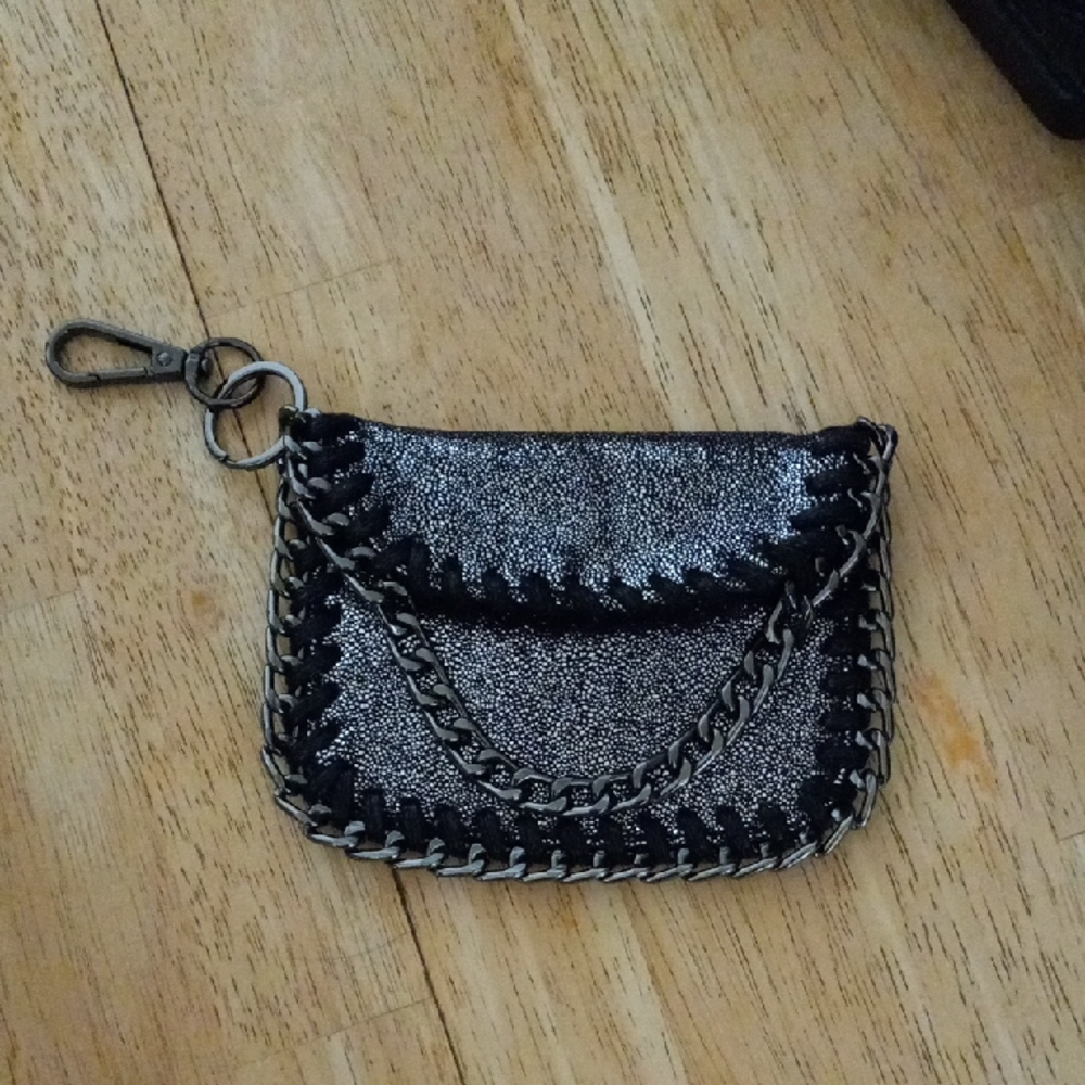Mini Mini Card And Money Purse With Kehchain NWOT